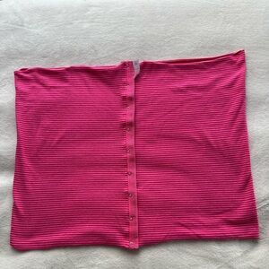 IVIVVA By Lululemon Scarf One Size Fuchsia Pink Stripe Village Chill Vinyasa